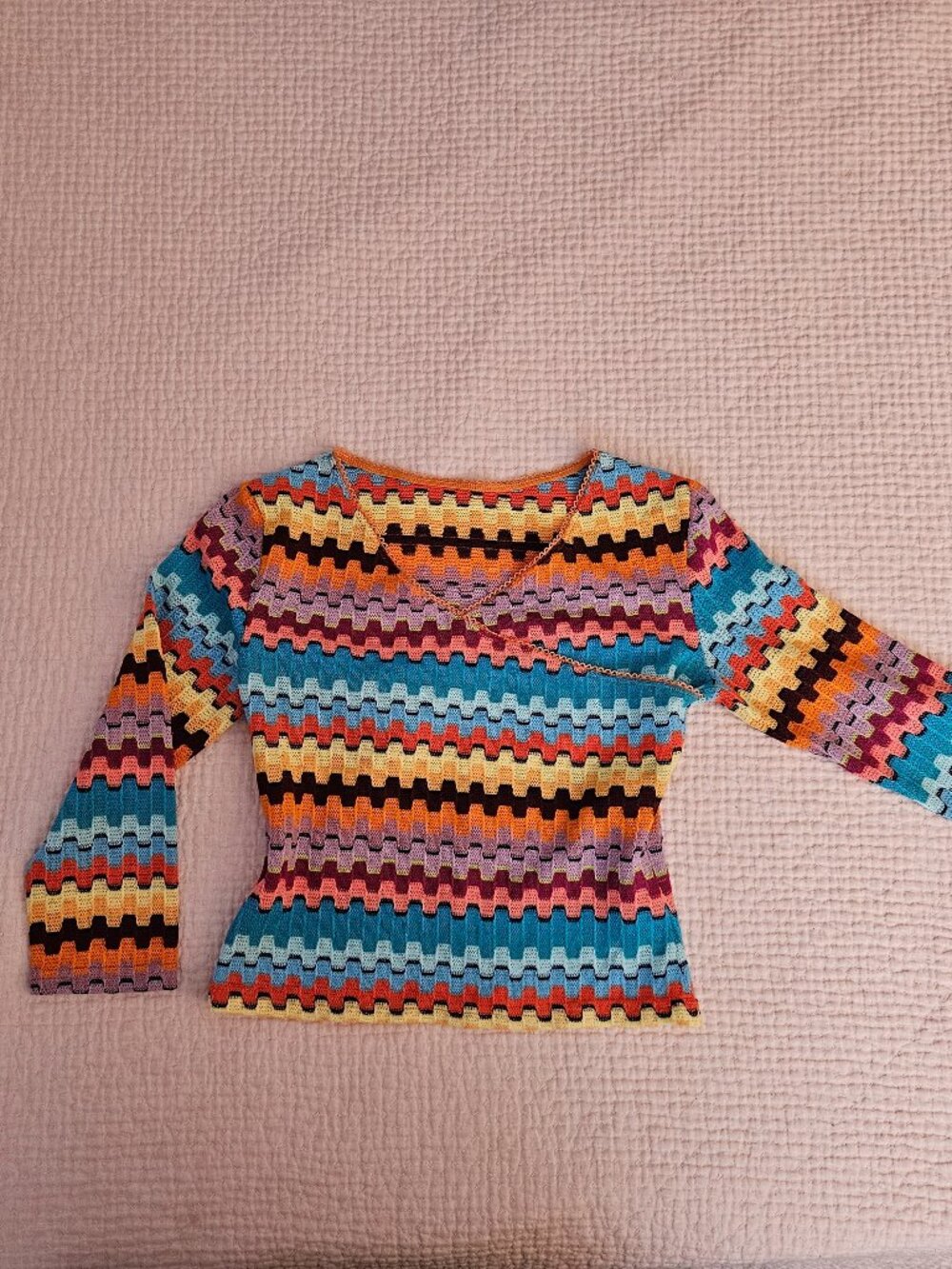Vintage Bebe Crochet style sweater - NWOT - Unworn